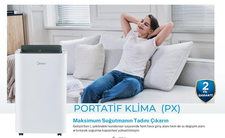 MİDEA MPPX-12CRN7-QB6 PORTATİF KLİMA
